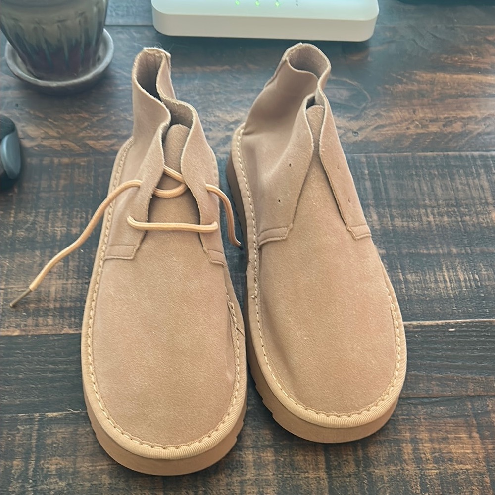 Tan Suede Ankle Boots